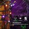 2 Pack Orange Purple Halloween Solar String Lights Total 144 FT 400 LED 8 Modes Waterproof (Orange Purple)
